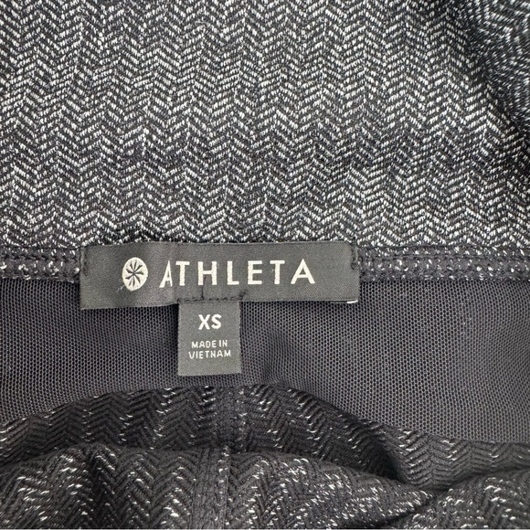 Athleta Mid-Rise Herringbone Mercer Compression Tight Side Pocket Leggings XS - Picture 4 of 10